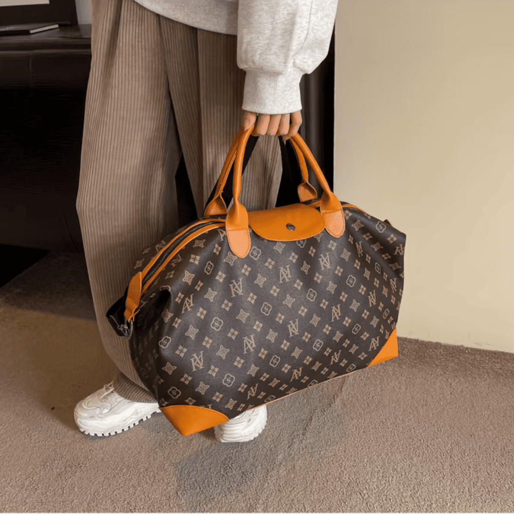 Sac de Voyage Grande Capacité à Motifs Géométriques