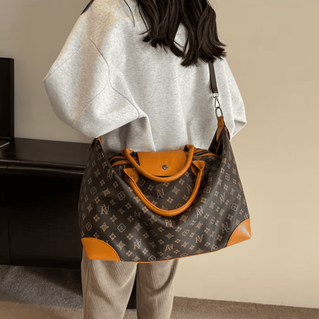 Sac de Voyage Grande Capacité à Motifs Géométriques