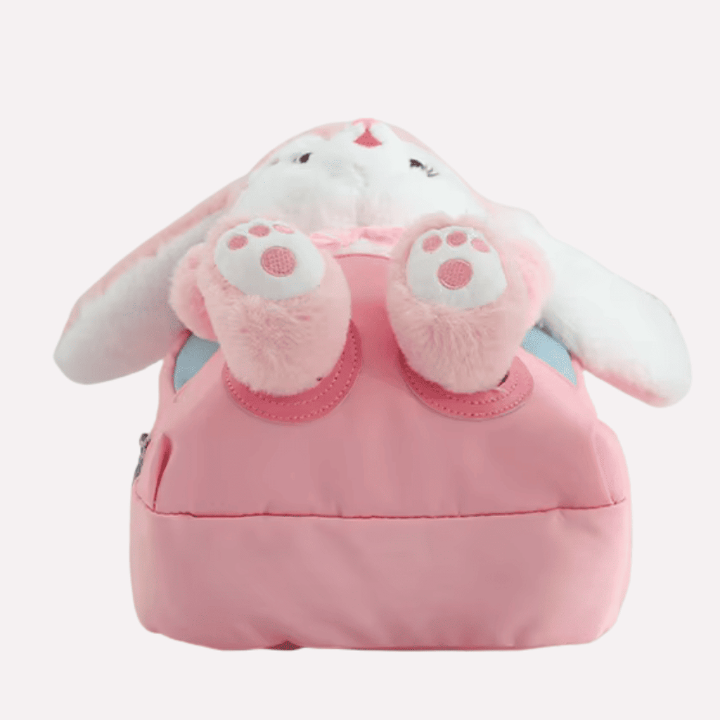 Sac à Dos Fille Lapin en Peluche 3D - Nylon