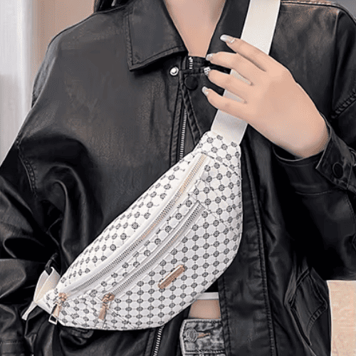 Sac Banane Femme à Motif Monogramme Luxe