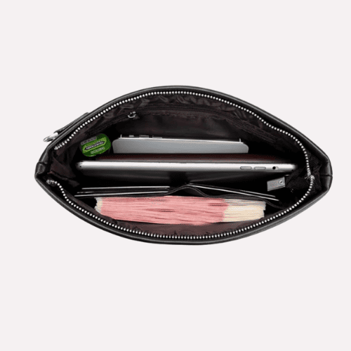 Pochette Enveloppe Business à Motif Géométrique 3D