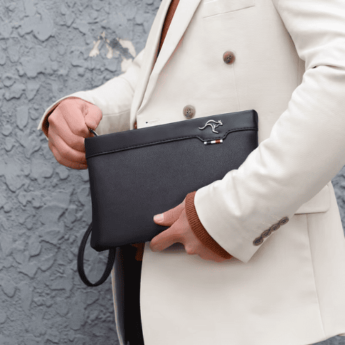Pochette Enveloppe Business en Cuir PU Texturé