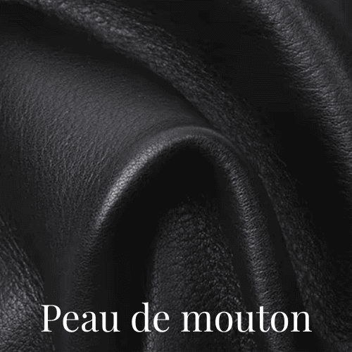 Pochette Enveloppe Homme en Cuir de Mouton et Vachette