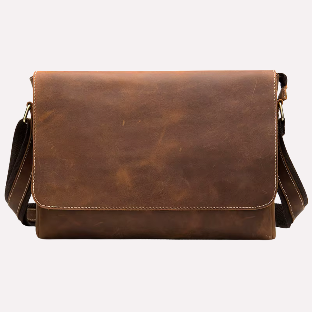 Porte-documents Homme en Cuir de Vachette - 15 Pouces