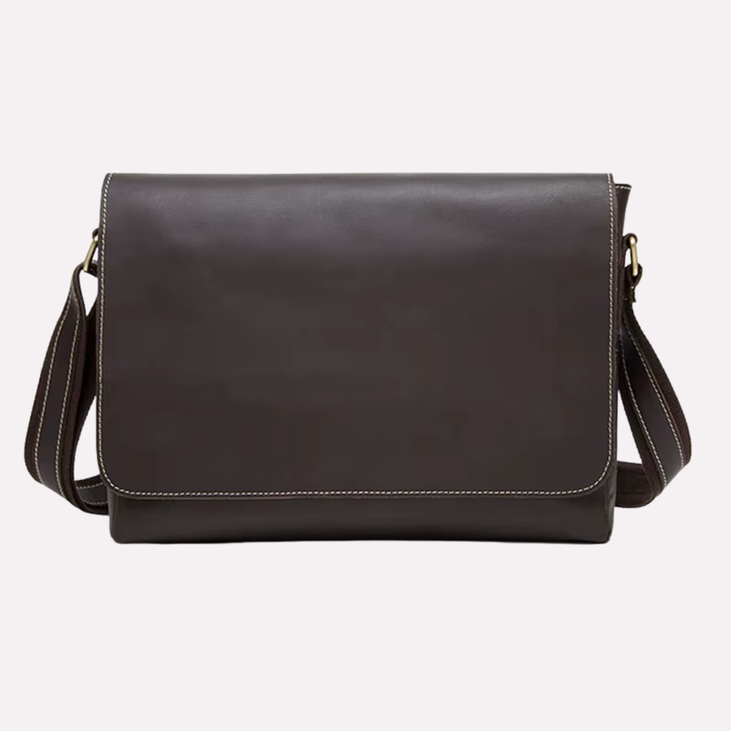 Porte-documents Homme en Cuir de Vachette - 15 Pouces