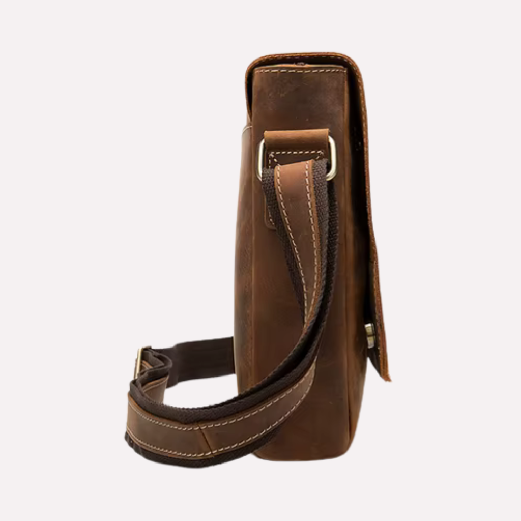 Porte-documents Homme en Cuir de Vachette - 15 Pouces