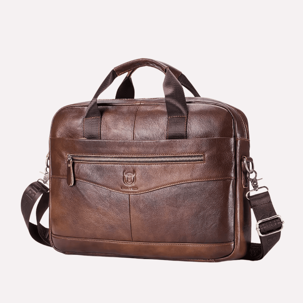 Porte-documents Homme Business 14 Pouces - Cuir de Vachette