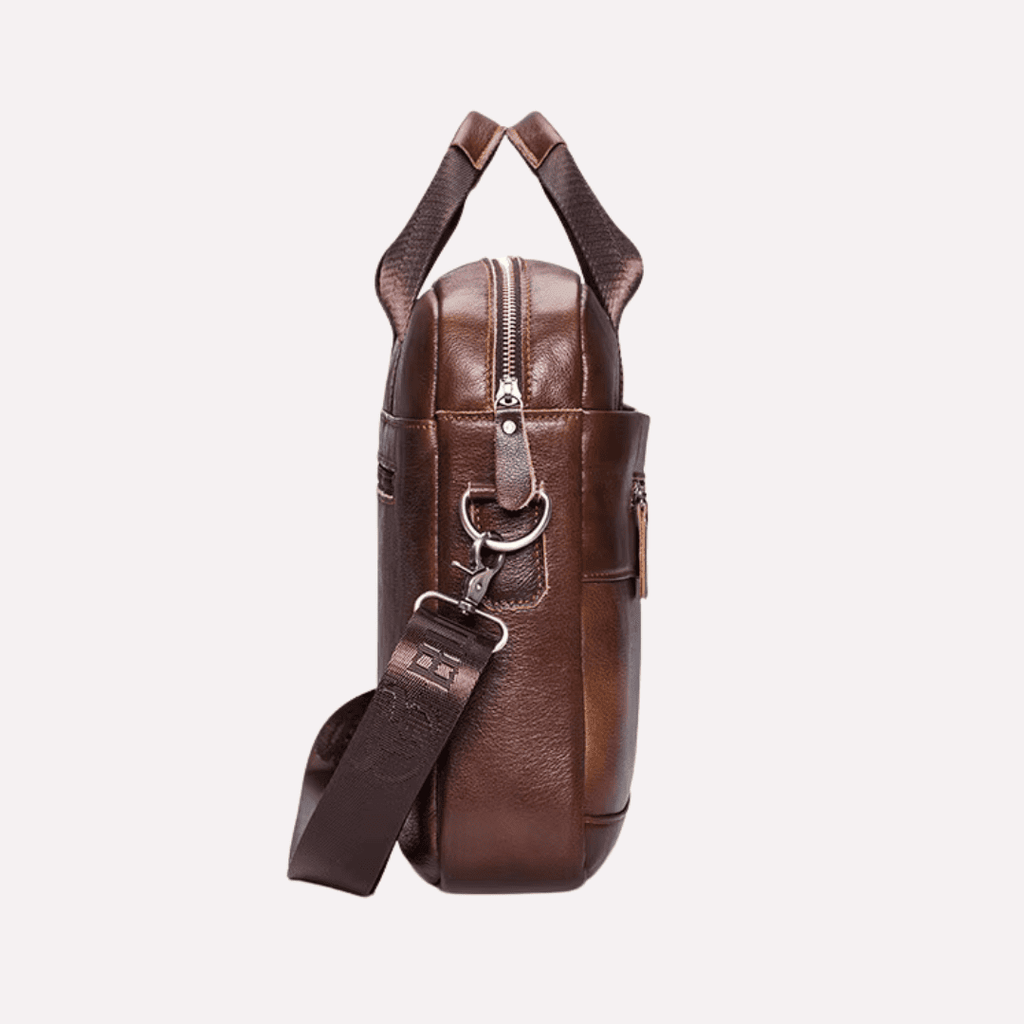 Porte-documents Homme Business 14 Pouces - Cuir de Vachette