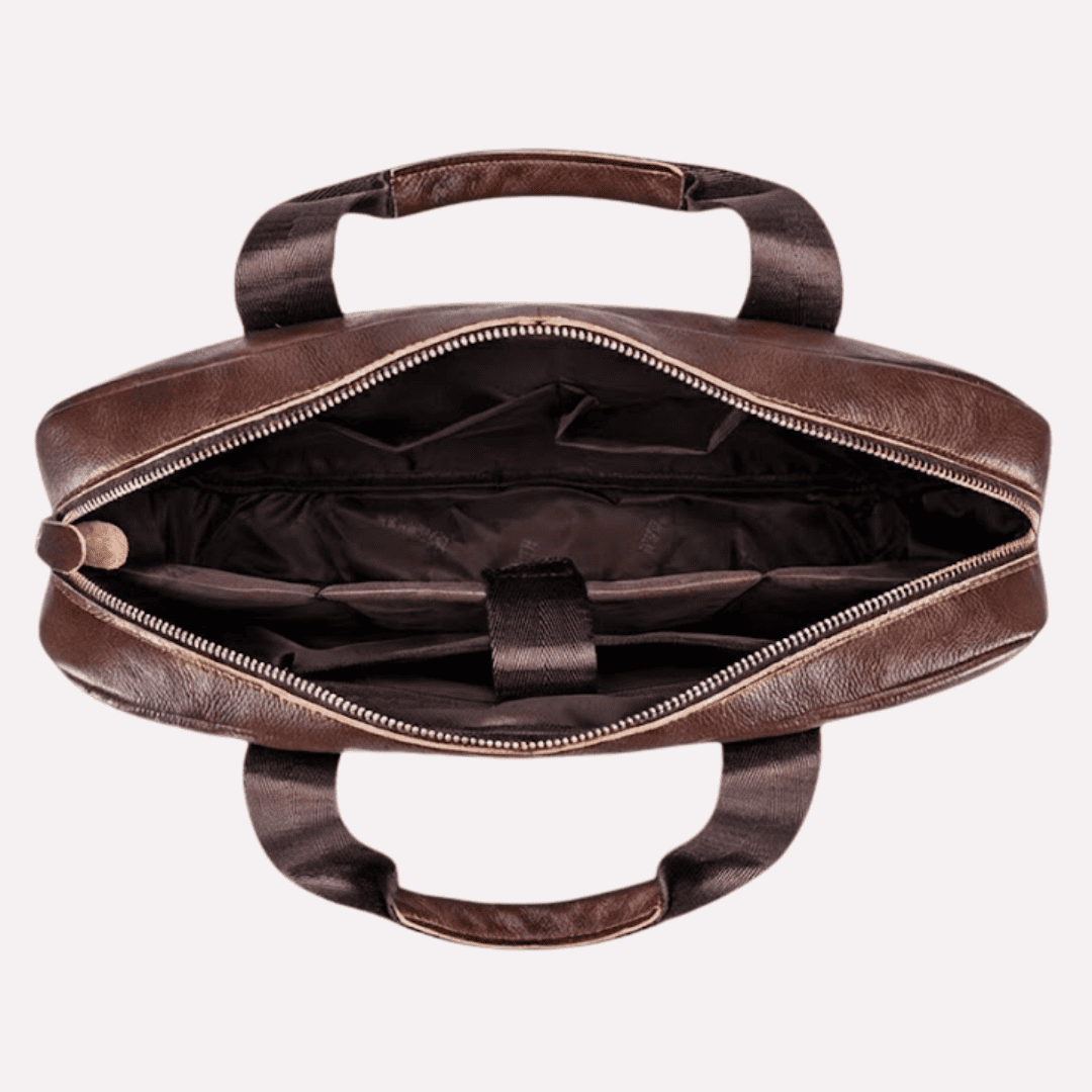 Porte-documents Homme Business 14 Pouces - Cuir de Vachette