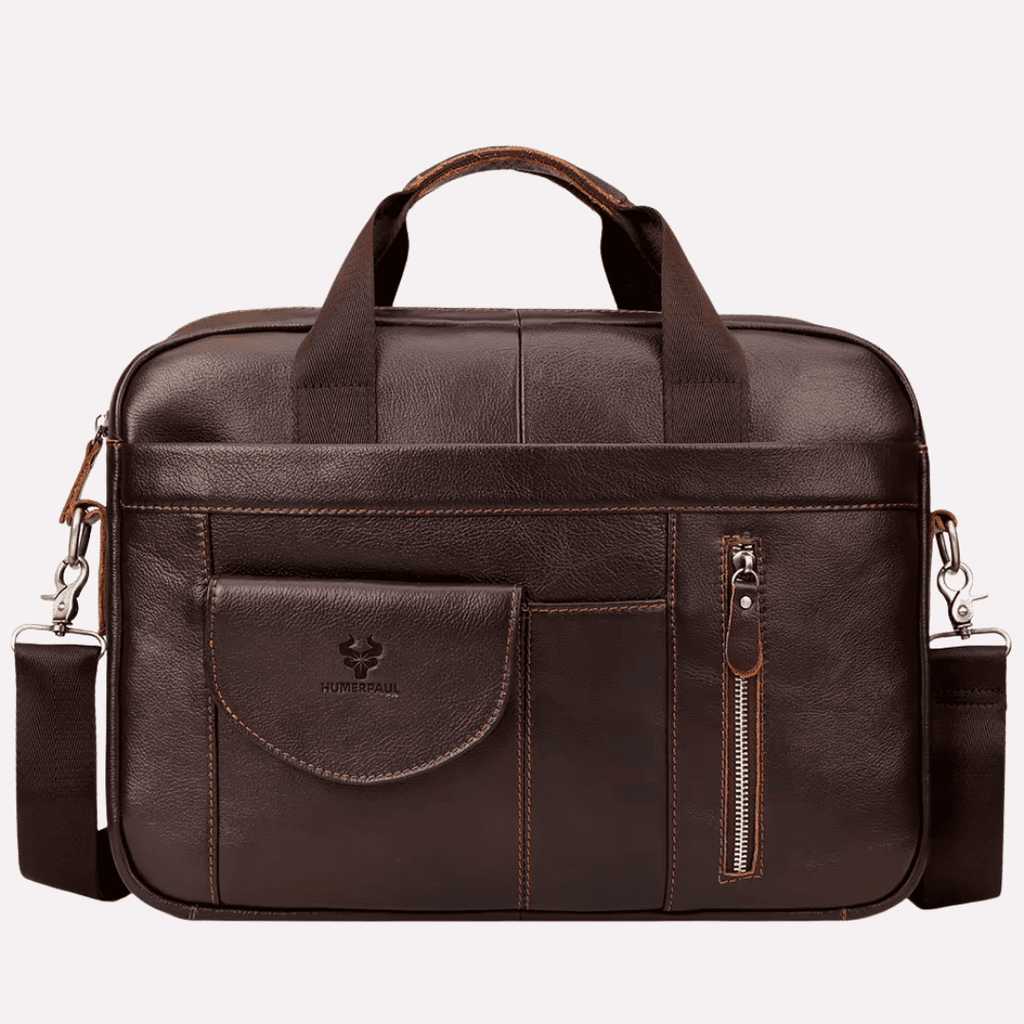 Porte-documents Homme Business Multi-compartiments - Cuir de Vache