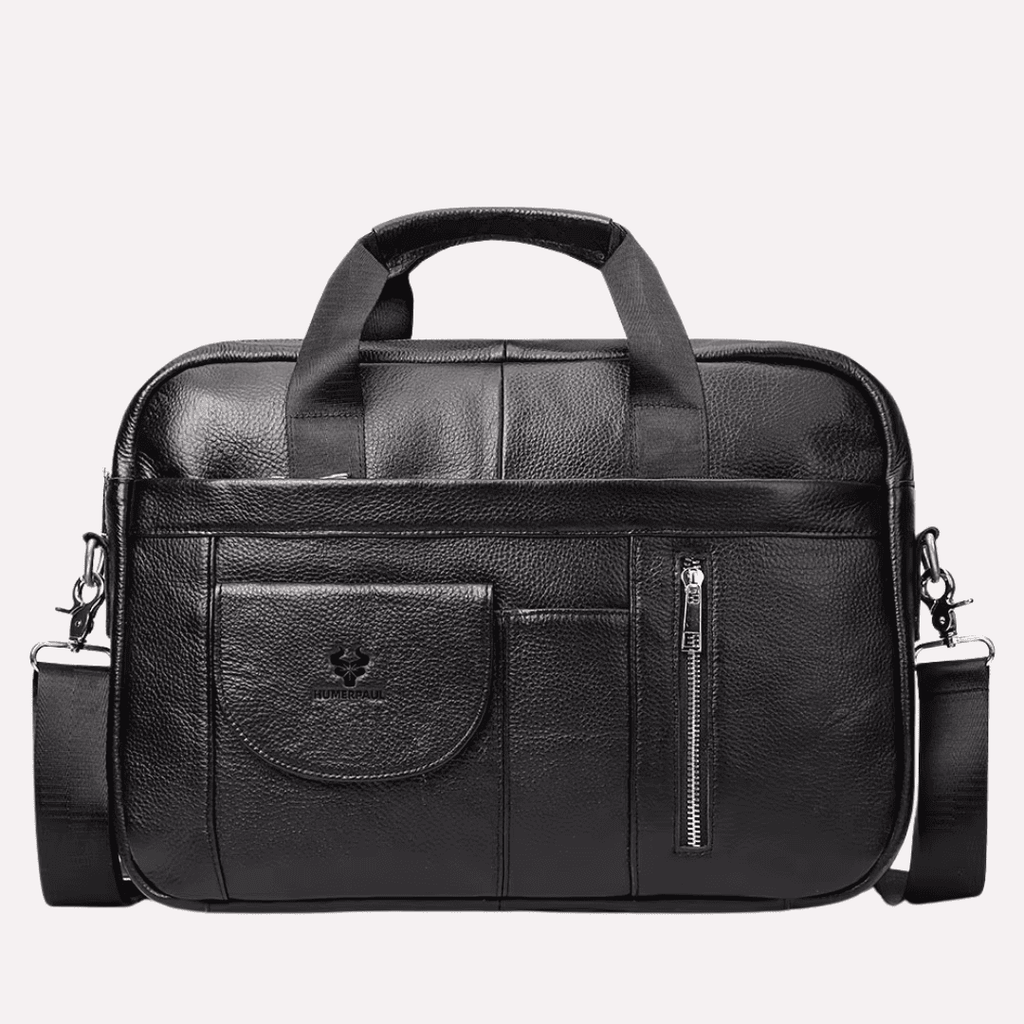 Porte-documents Homme Business Multi-compartiments - Cuir de Vache