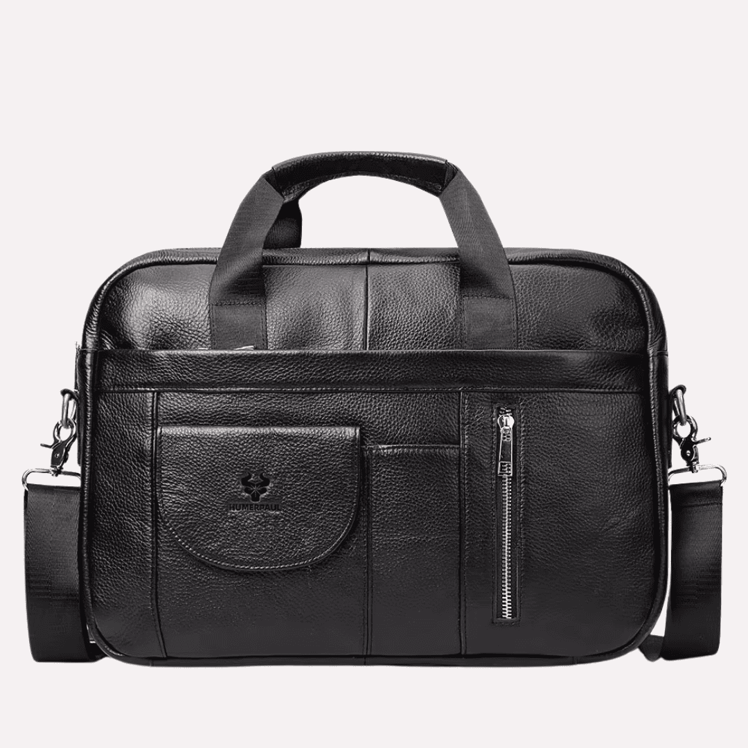 Porte-documents Homme Business Multi-compartiments - Cuir de Vache