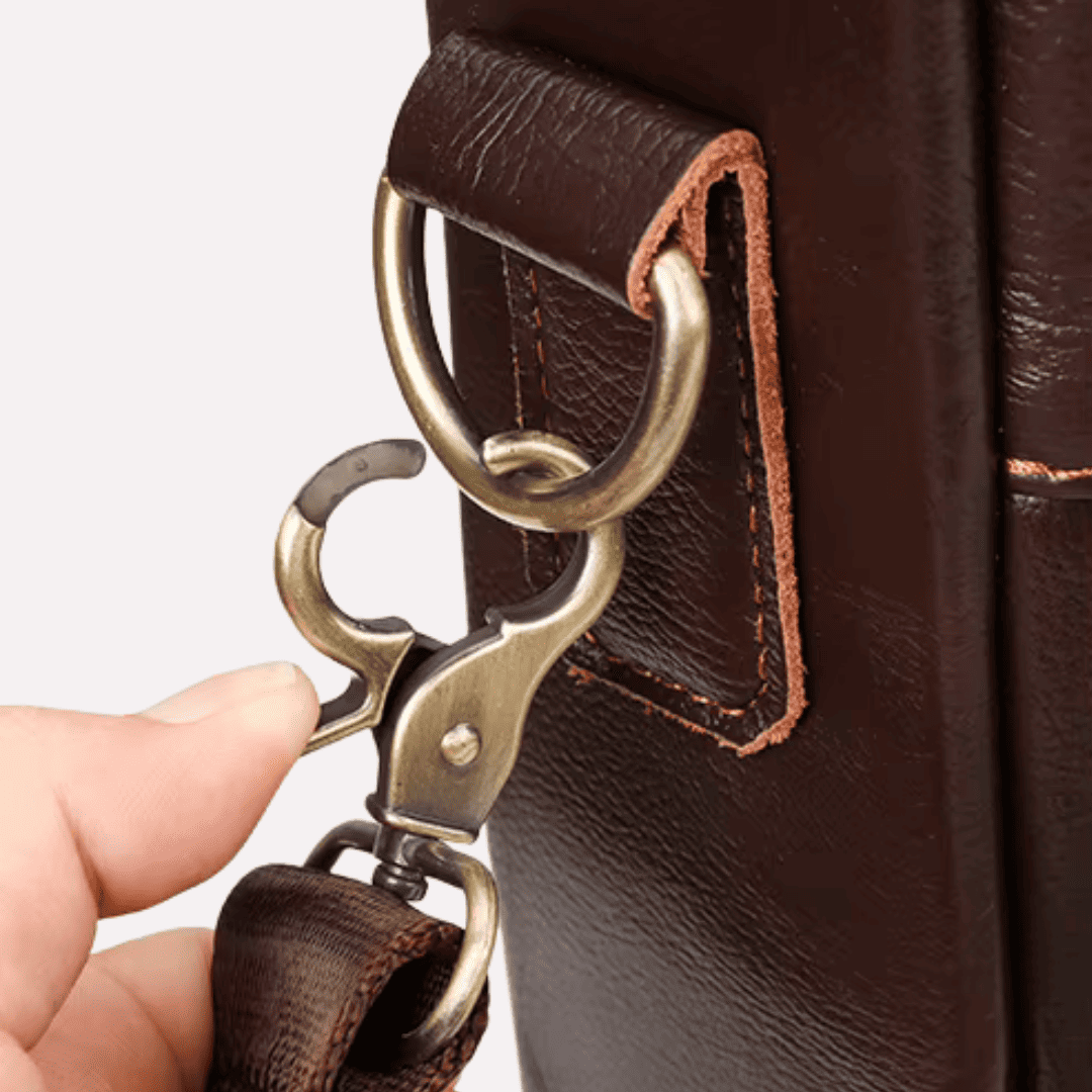 Porte-documents Homme Business Multi-compartiments - Cuir de Vache