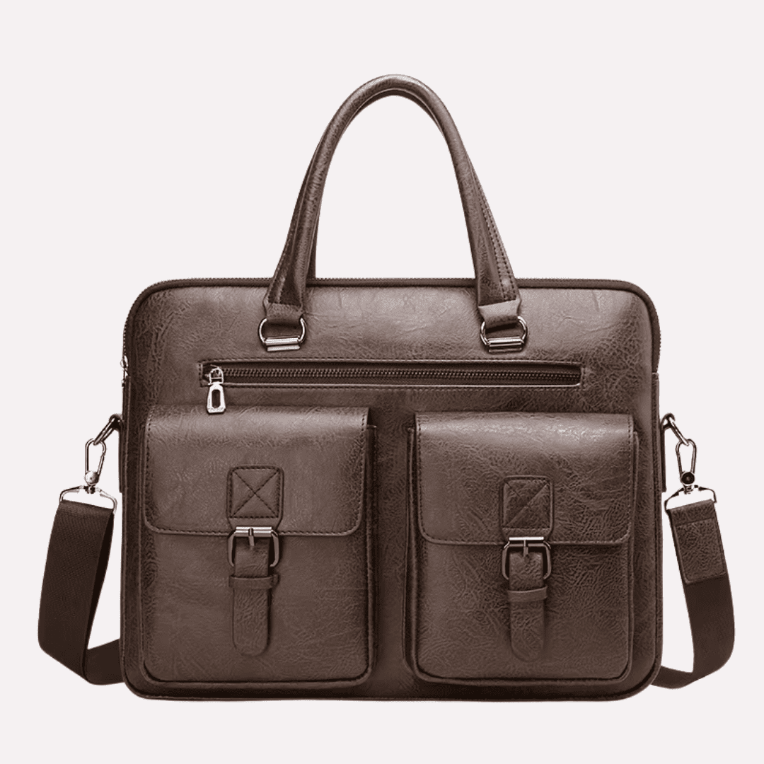 Porte-documents Homme Business Multi-poches - Cuir PU