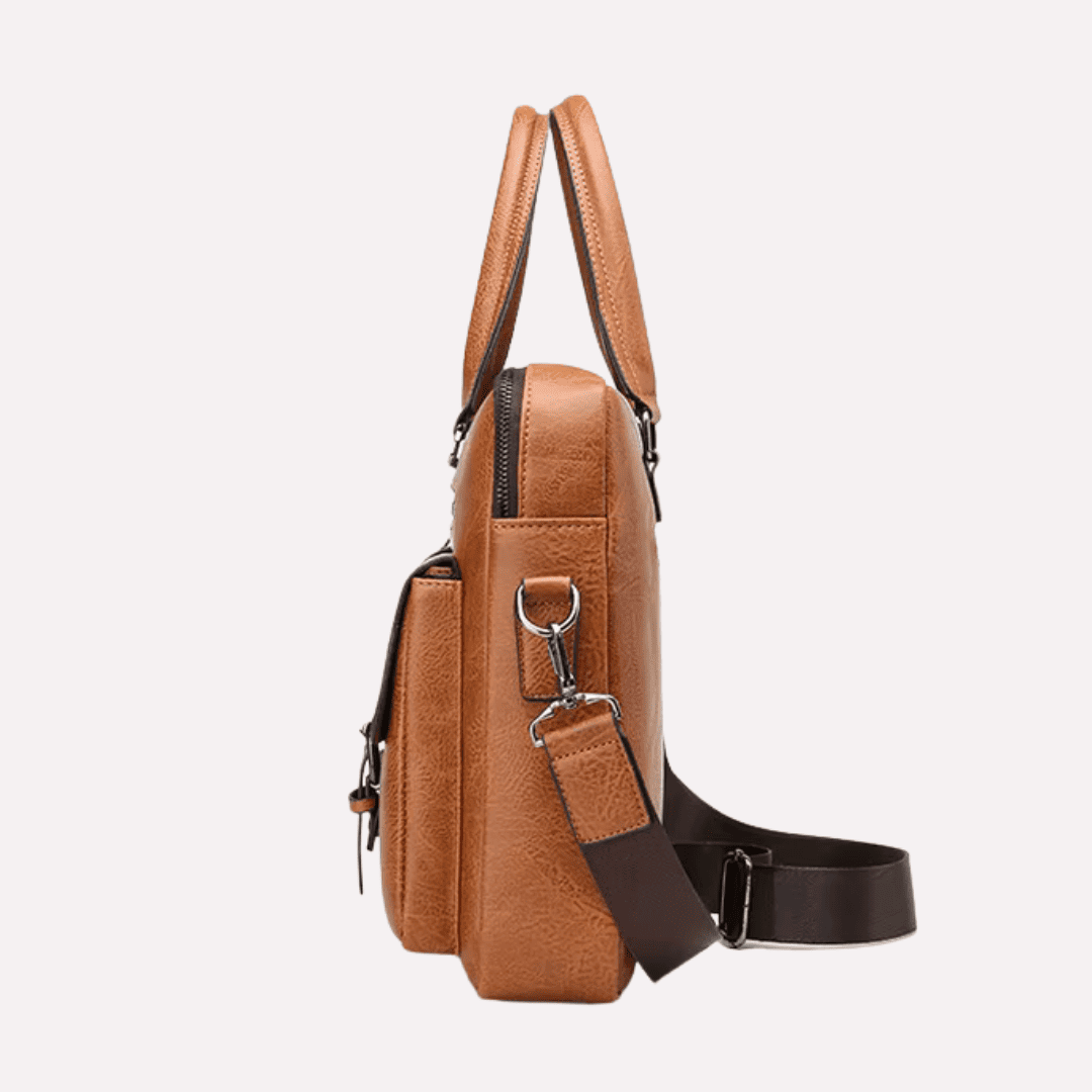 Porte-documents Homme Business Multi-poches - Cuir PU