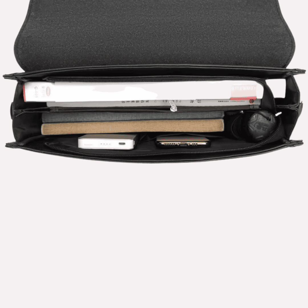 Porte-documents Homme Multi-compartiments - Cuir PU