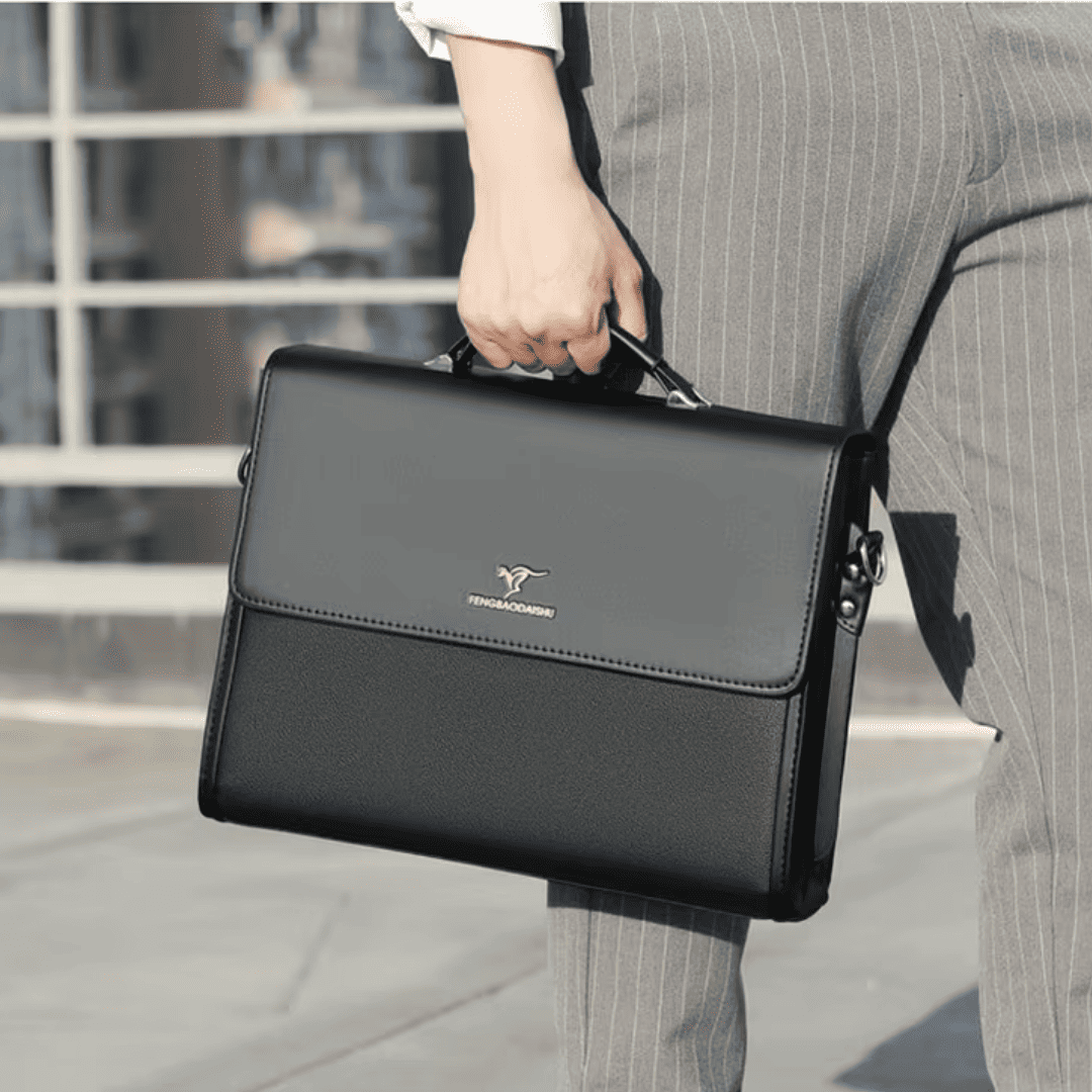 Porte-documents Homme Multi-compartiments - Cuir PU