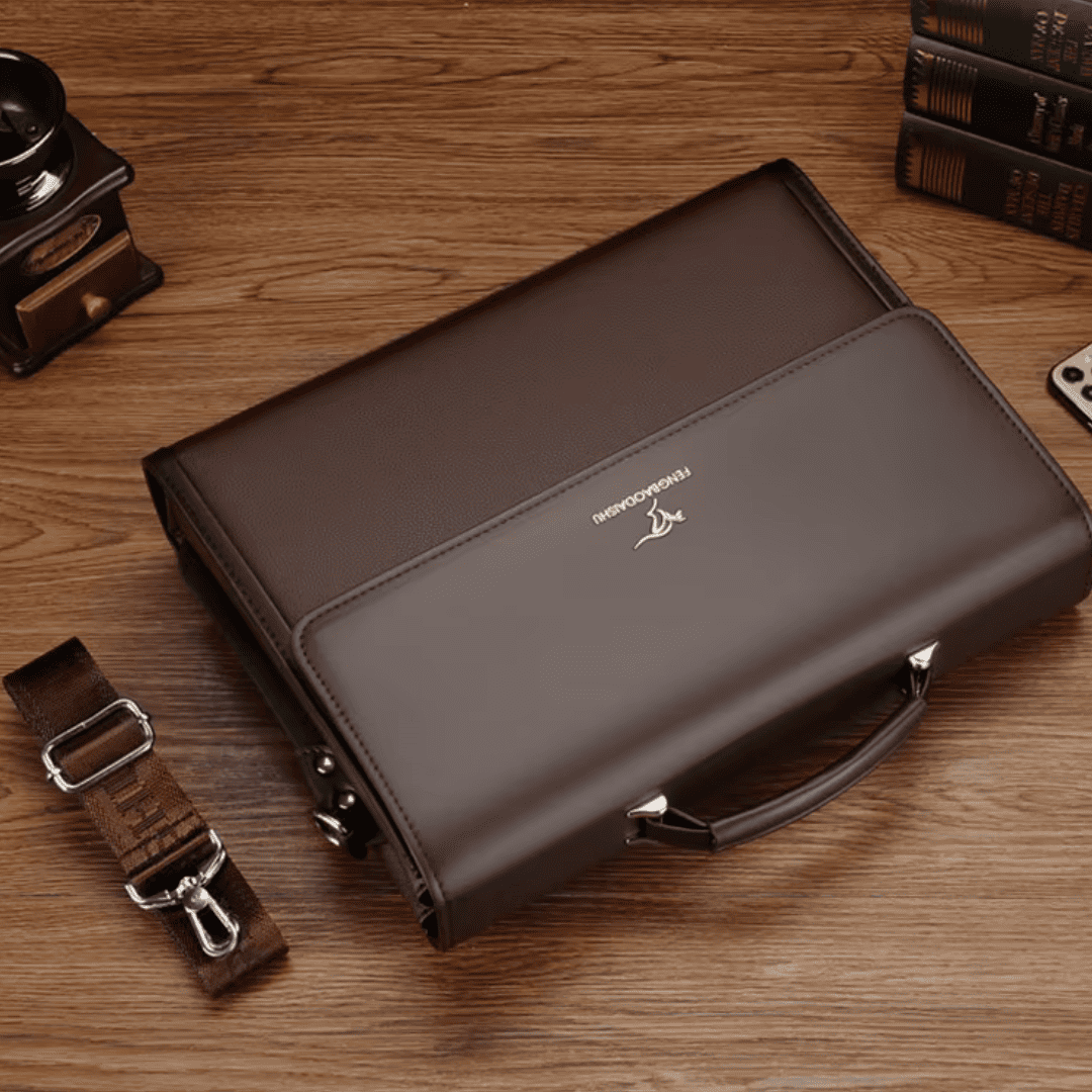 Porte-documents Homme Multi-compartiments - Cuir PU