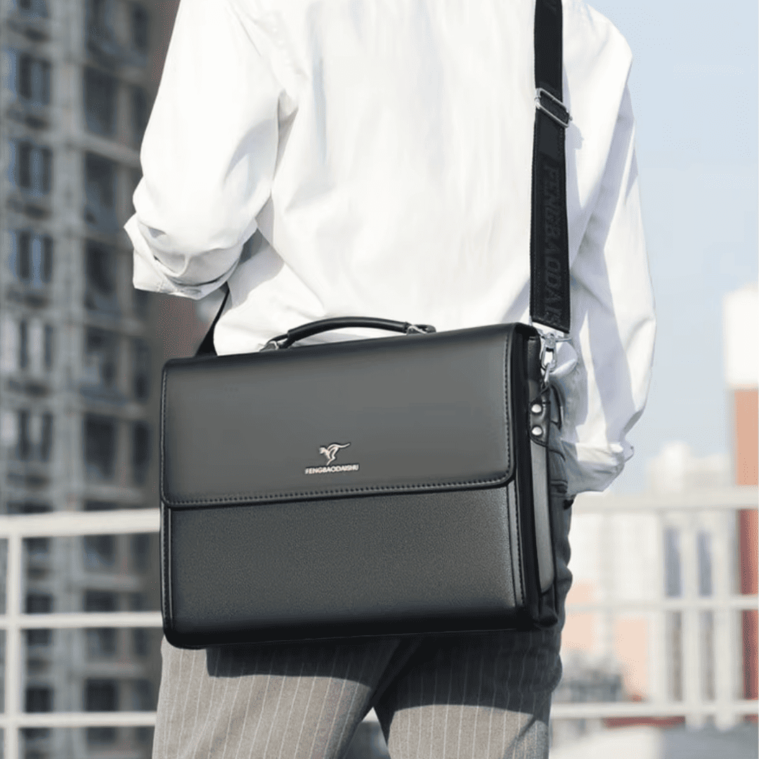 Porte-documents Homme Multi-compartiments - Cuir PU