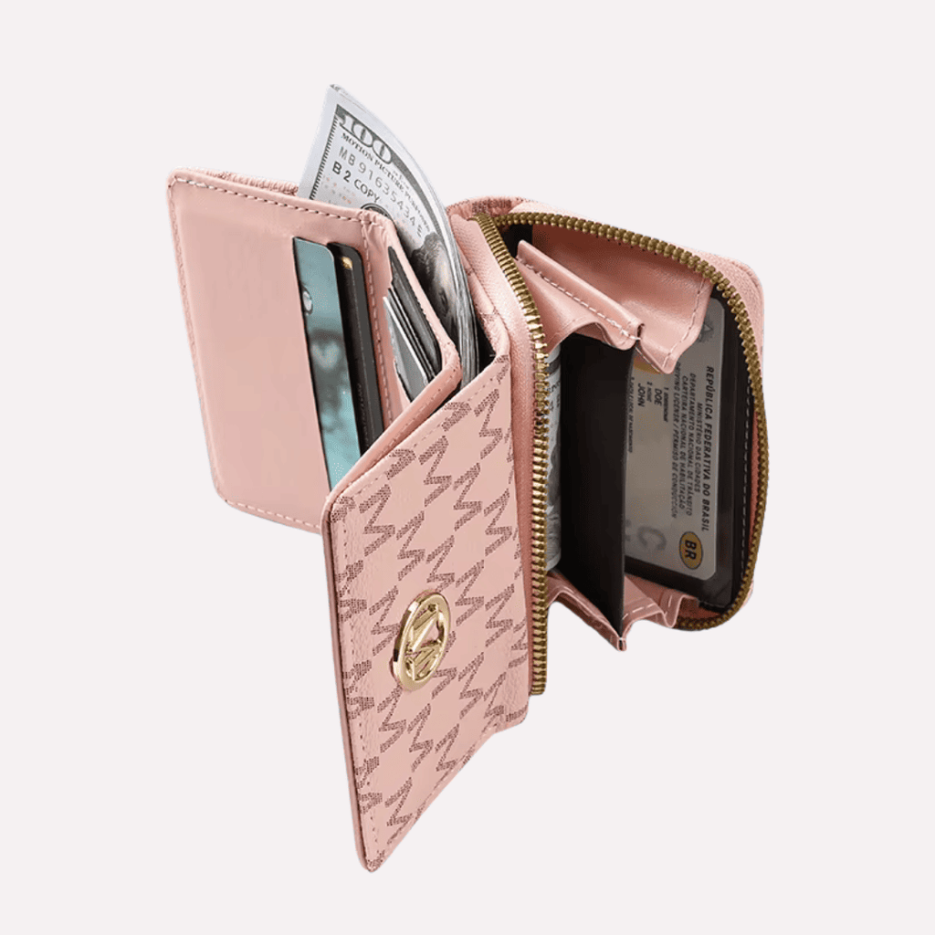 Portefeuille Femme à Compartiments Multiples