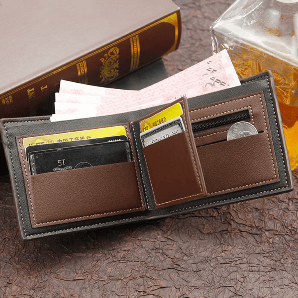 Portefeuille Homme Court Slim - Polyuréthane Givré