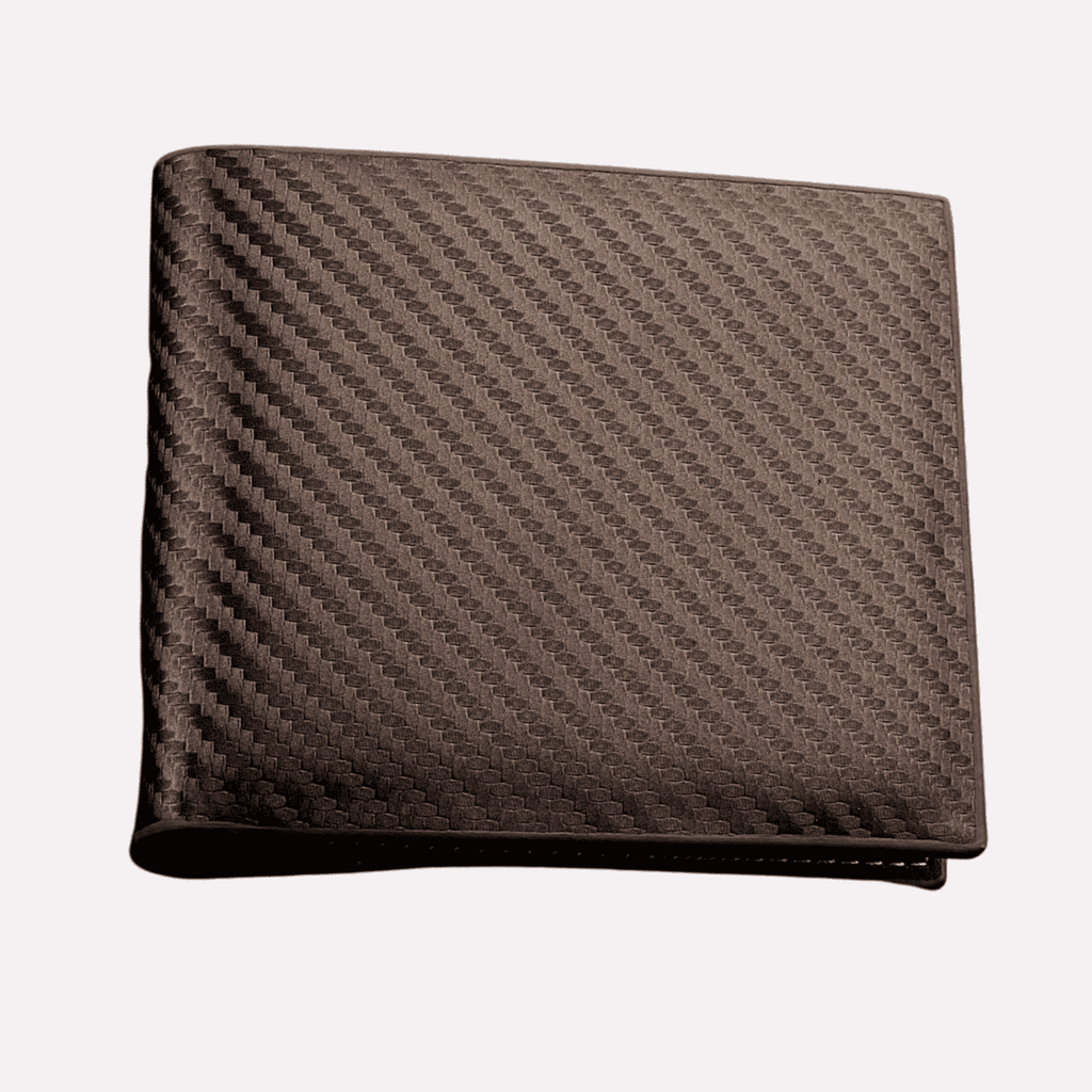Portefeuille Homme Motif Carbone - Polyuréthane