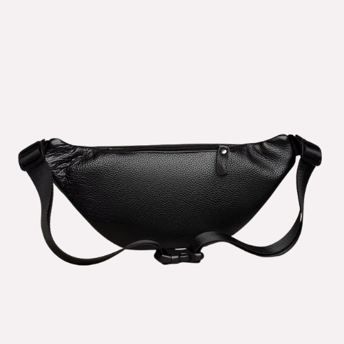 Sac Banane Homme en Cuir Véritable Grainé