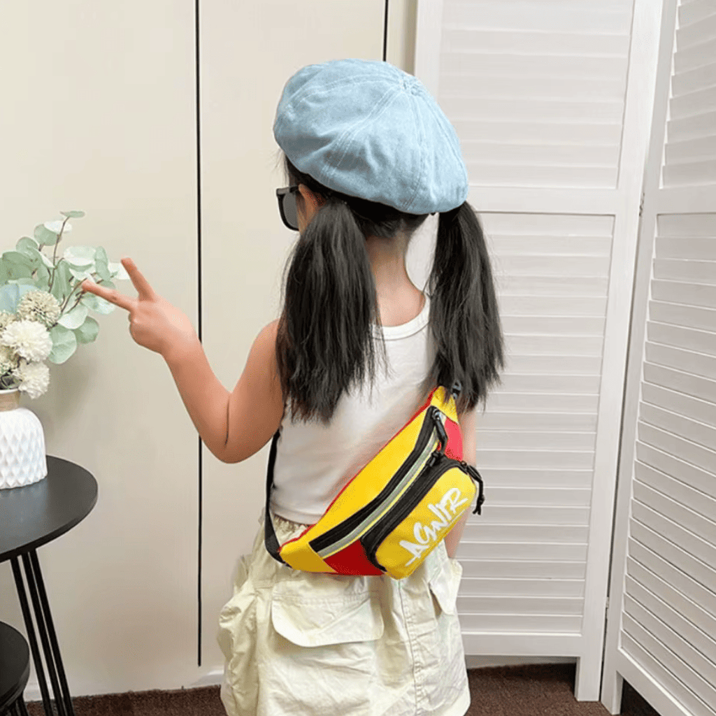 Sac Banane Enfant Style Urbain en Nylon Oxford