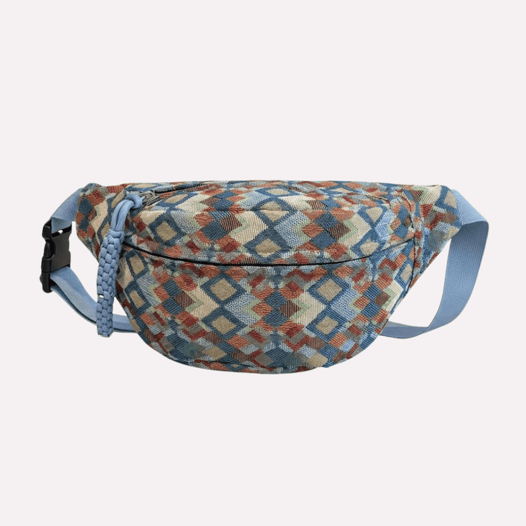 Sac Banane Femme Bohème - Nylon Géométrique