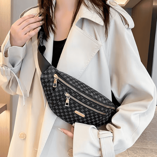 Sac Banane Femme à Motif Monogramme Luxe
