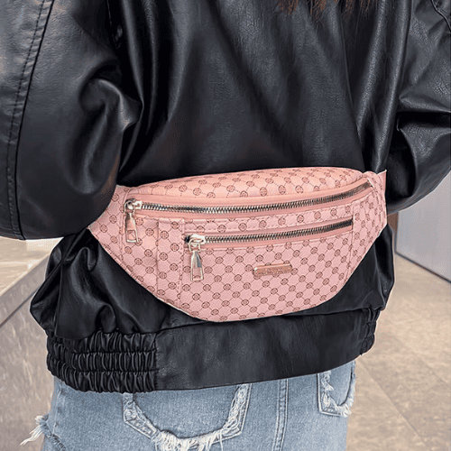Sac Banane Femme à Motif Monogramme Luxe