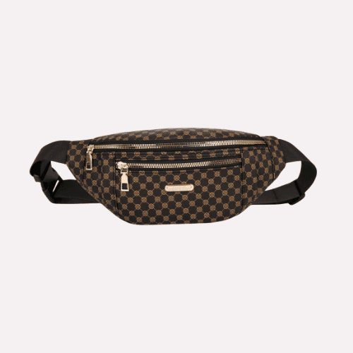 Sac Banane Femme à Motif Monogramme Luxe