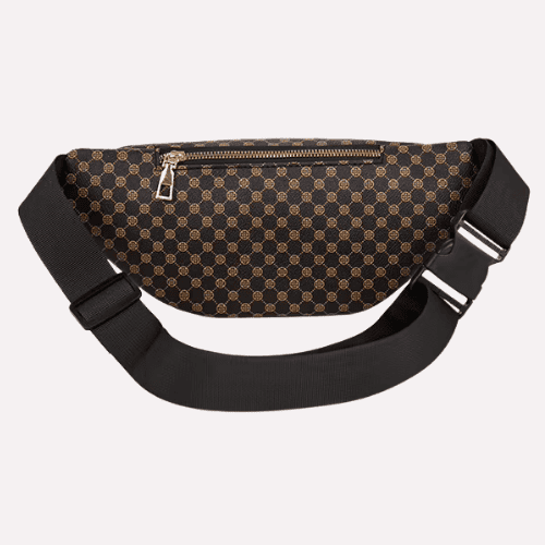 Sac Banane Femme à Motif Monogramme Luxe