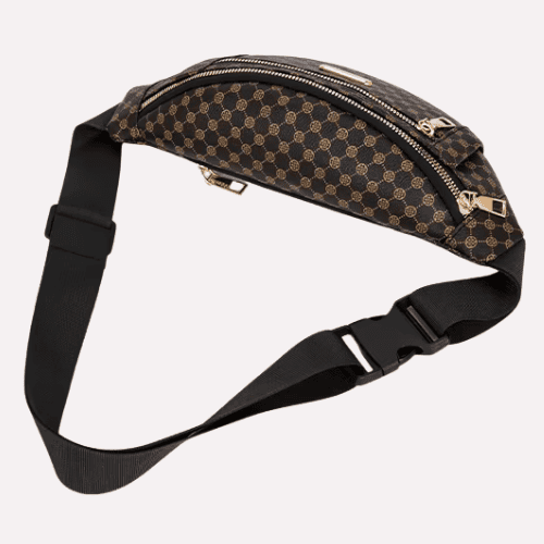 Sac Banane Femme à Motif Monogramme Luxe