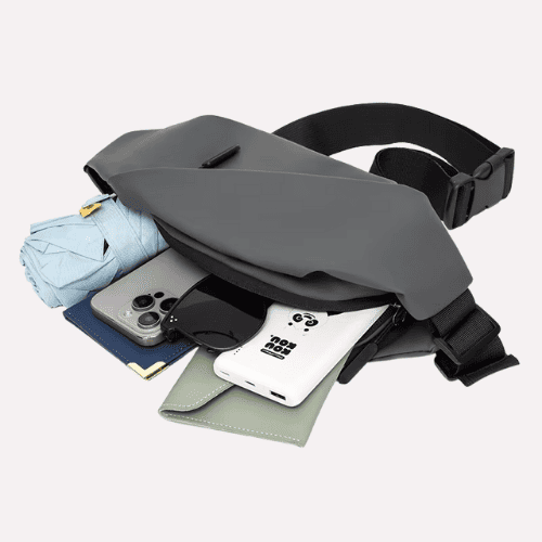 Sac Banane Urbain Étanche en Nylon Technique