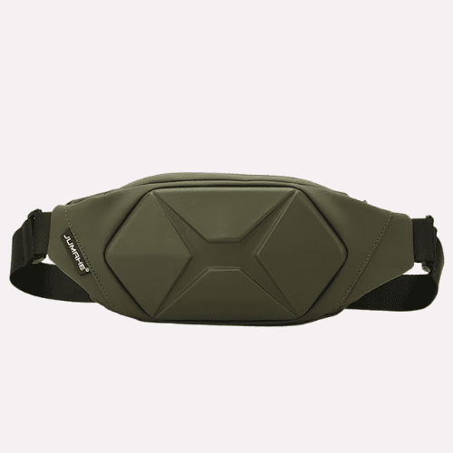 Sac Banane à Coque Rigide Géométrique Déperlant