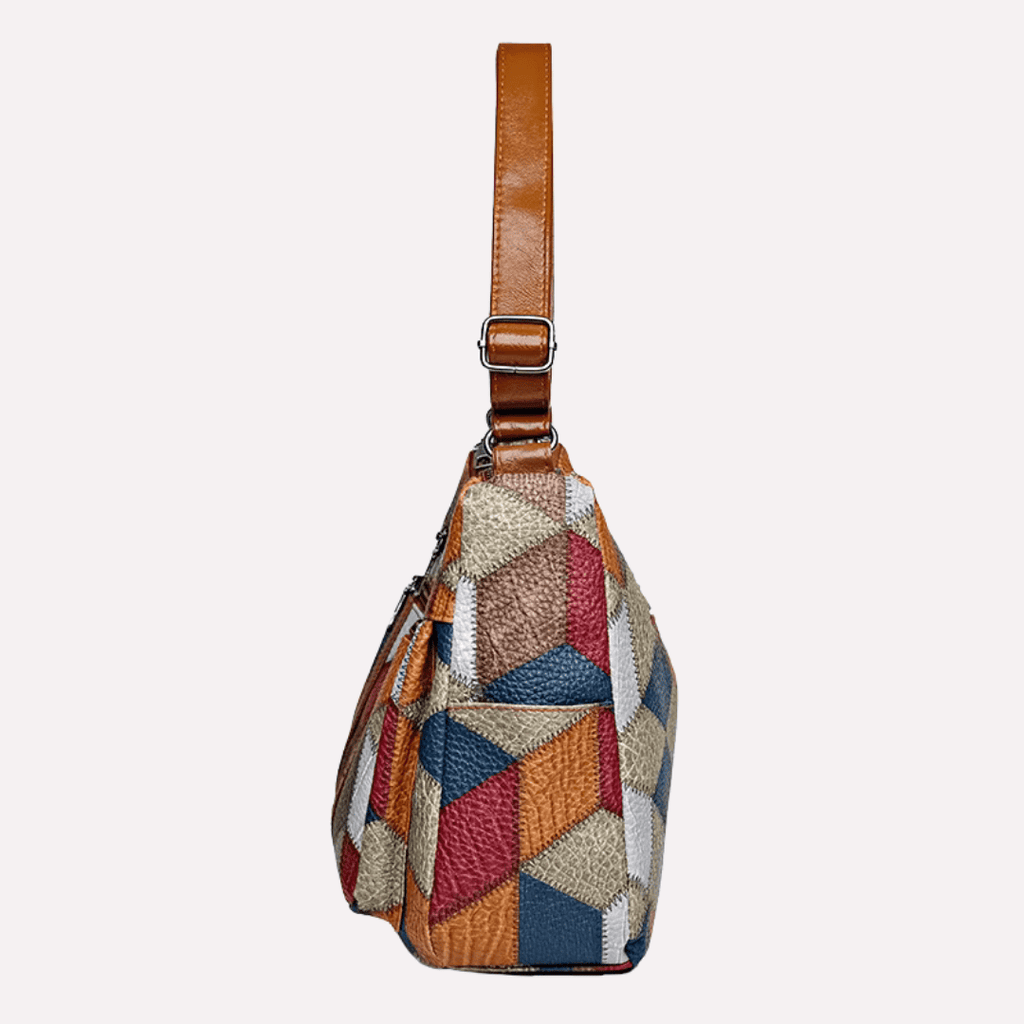 Sac Bandoulière Femme Patchwork Vintage