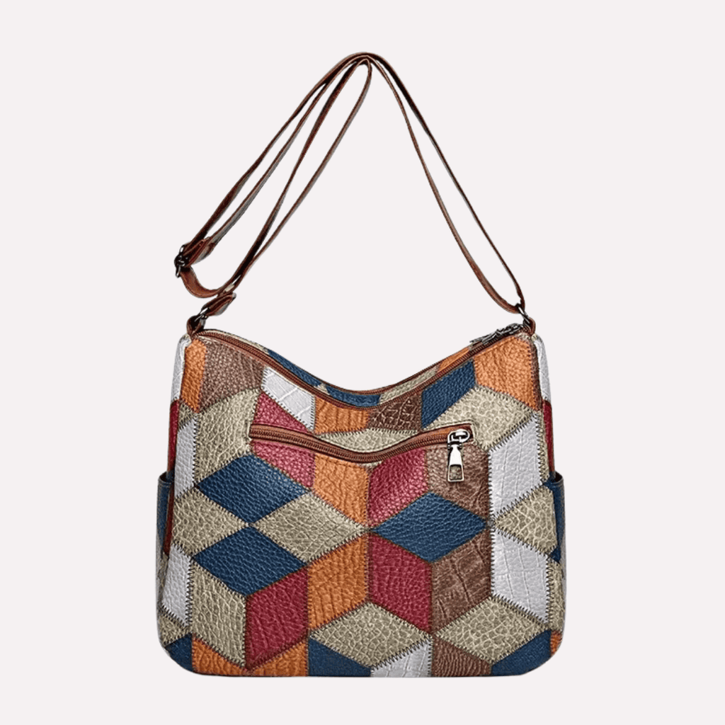 Sac Bandoulière Femme Patchwork Vintage