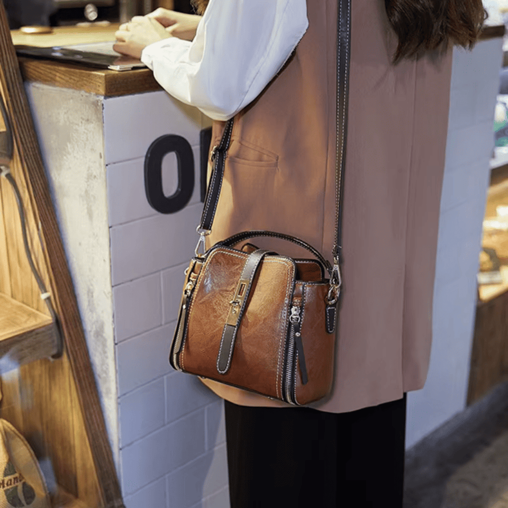 Sac Seau Bandoulière Femme Style Rétro