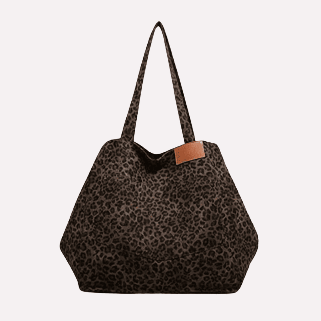 Sac Cabas Femme Imprimé Léopard - Toile Canvas