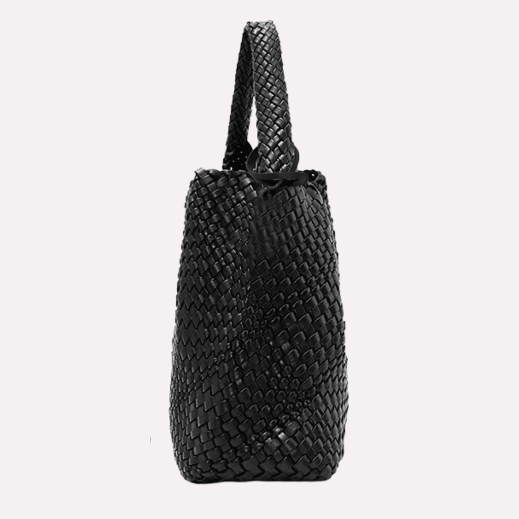 Set Sac Cabas Femme Tressé et sa Pochette