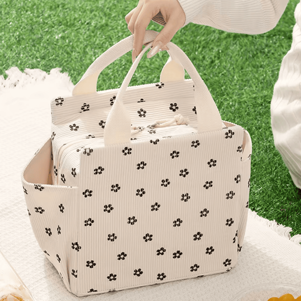 Sac Isotherme Femme Isolé - Polyester Côtelé