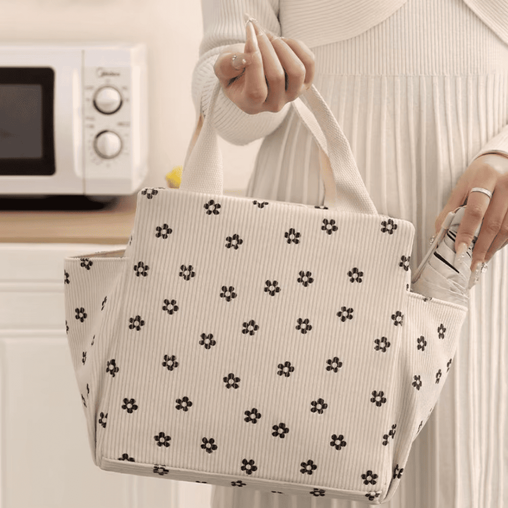 Sac Isotherme Femme Isolé - Polyester Côtelé