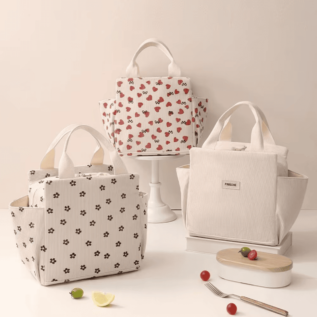 Sac Isotherme Femme Isolé - Polyester Côtelé