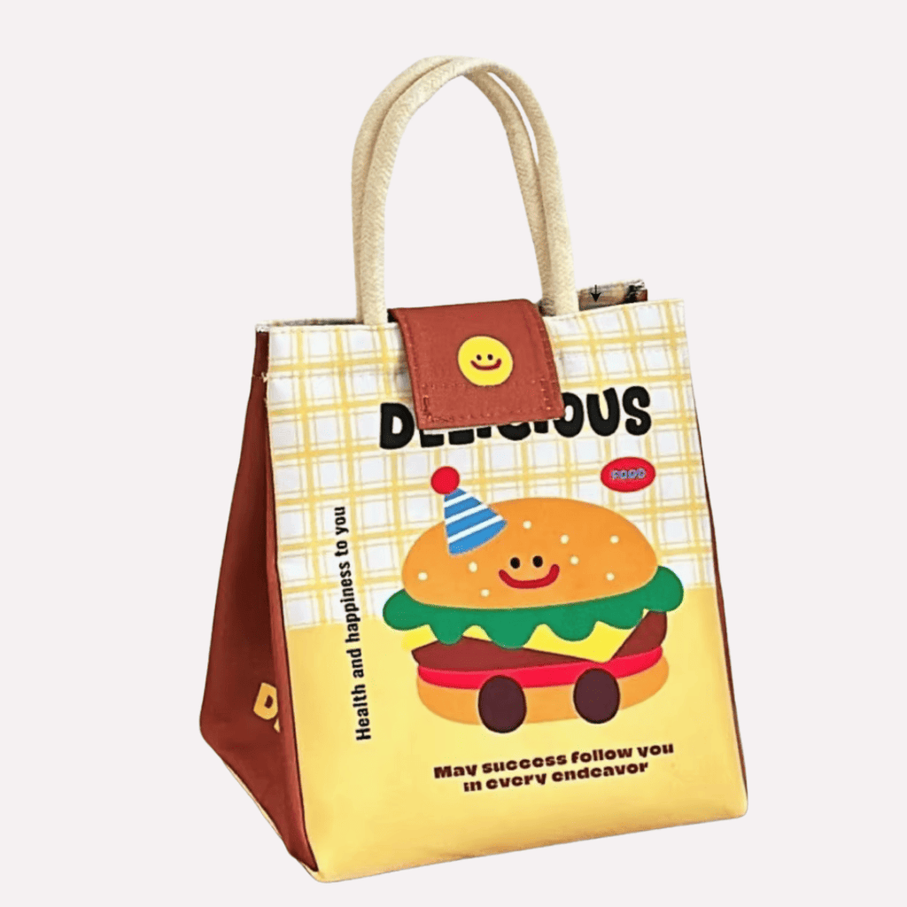 Sac Isotherme Repas Design Toile Canvas