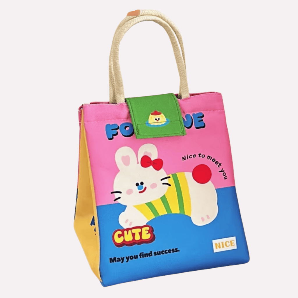 Sac Isotherme Repas Design Toile Canvas