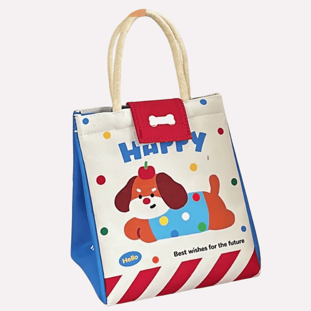 Sac Isotherme Repas Design Toile Canvas