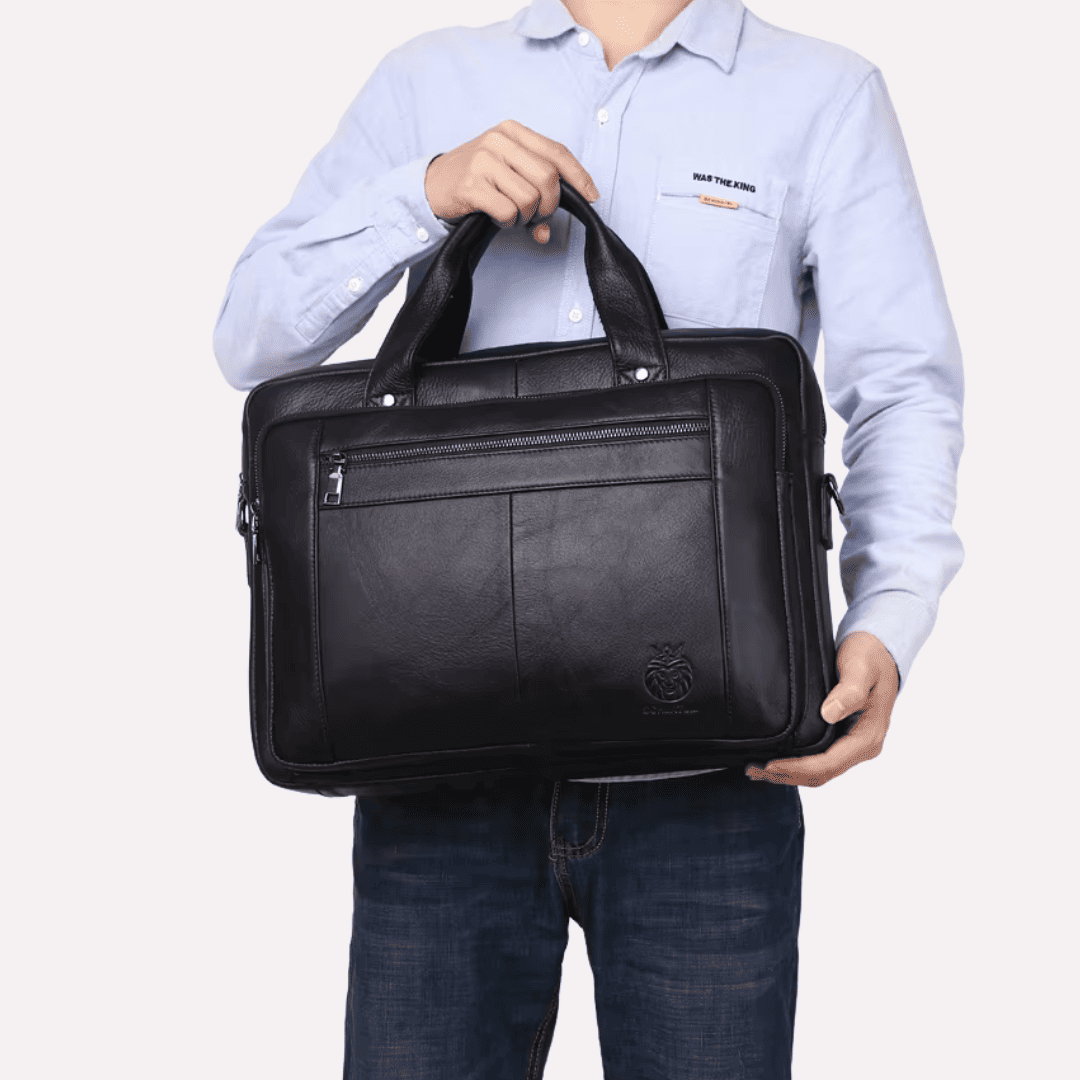 Sac Ordinateur 16 Pouces - Cuir de Vache