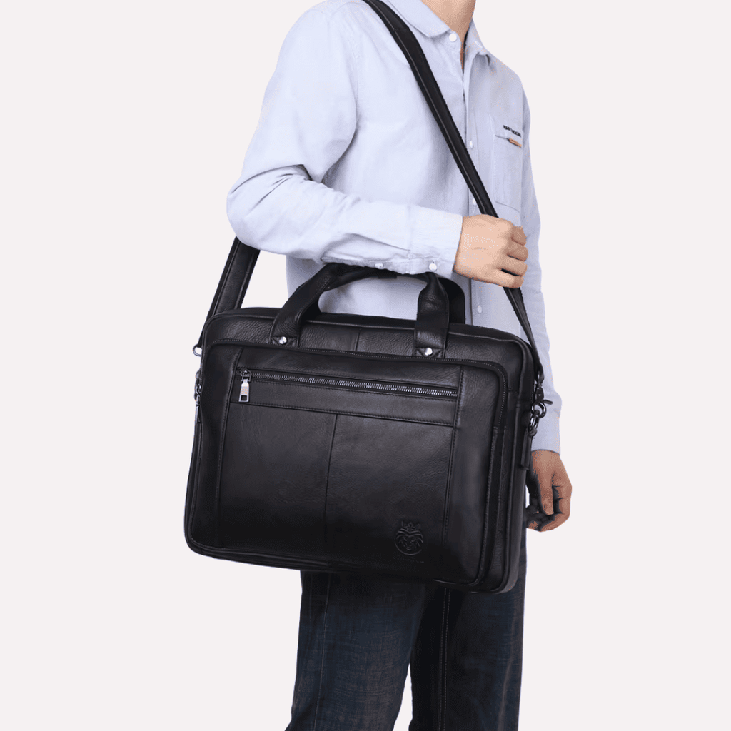 Sac Ordinateur 16 Pouces - Cuir de Vache