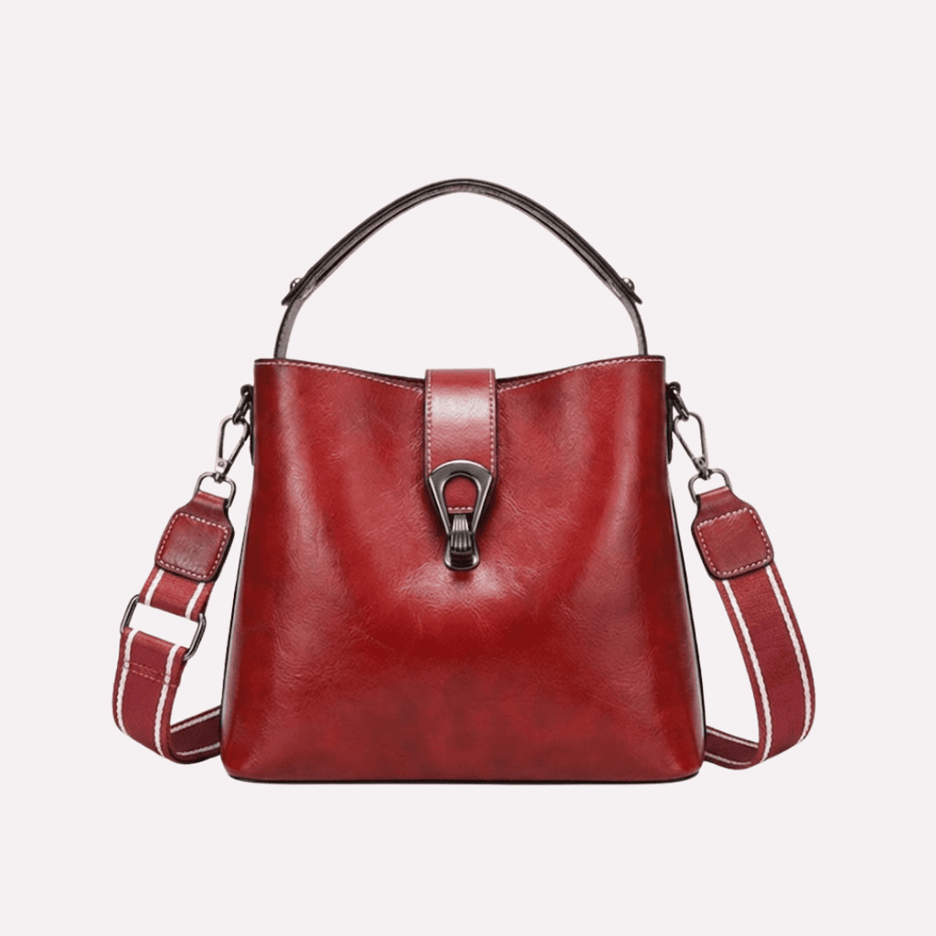 Sac Seau Femme Cuir de vachette Bandoulière Amovible